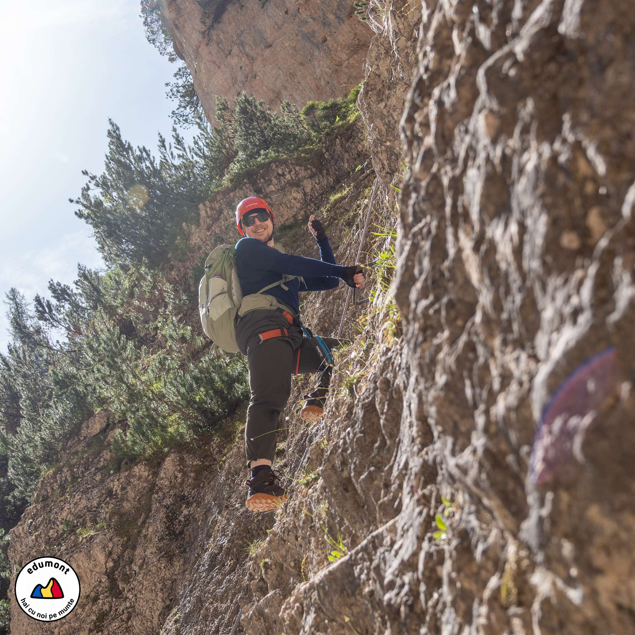 08 Tură de via ferrata pentru începători la Cascate di Fanes, în excursie în munții Dolomiți